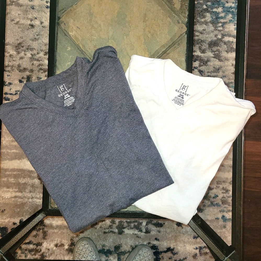 5 for $25!  Set of 2 - men's small t-shirts